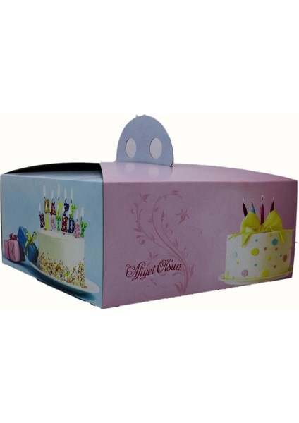Yaş Pasta Kutusu 2 Numara 100'Lü fiyatları