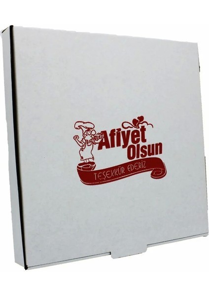 Pizza Kutusu Beyaz 100 Adet 35X35 Cm fiyatları