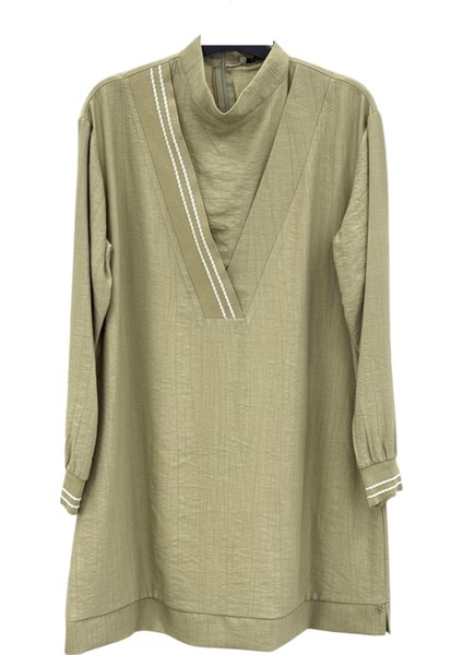 Kadın Çapraz Yaka Ribanalı Tunik 25YT4143