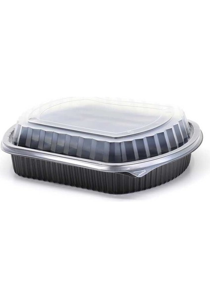 Kapaklı Bölmesiz Servis Seti - 200 Adet