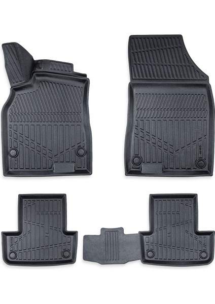 Renault Clio 3 2005-2012 Arası Myk 3D Premium Havuzlu Oto Paspas Araca Özel