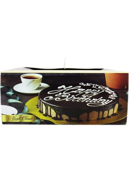 Yaş Pasta Kutusu 3 Numara 100'Lü