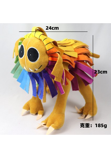 Nightmare Critters Bobbi 4 Yeşi̇l Di̇nozor Büyük Aslan Peluş Oyuncak Kukla (Yurt Dışından)
