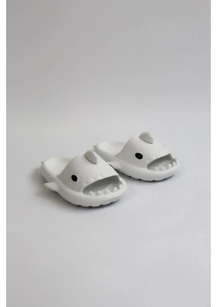 WG500 Köpekbalığı Beyaz Unisex Tam Ortopedik Terlik Shark Slides Cocuk fiyatları