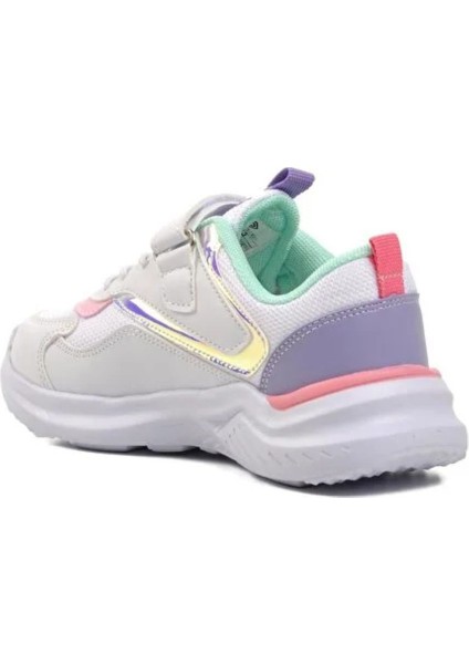 Filet Çocuk Günlük Ayakkabı 1543F Beyaz Su Yeşili Lila fırsatları