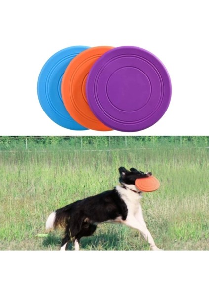 Renkli Silikon Frizbi Köpek Oyuncağı, Eğlence ve Hareket Için Ideal Seçim