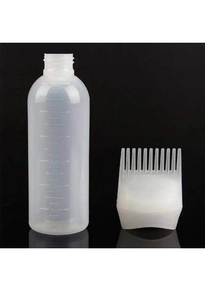 1 Adet Taraklı Saç Boyama Şişesi Kolay Pratik Saç Diplerine Bakım Yağı Uygulama Aparatı