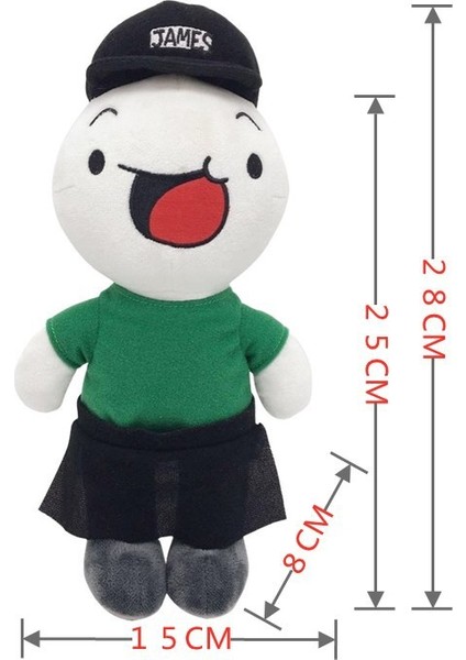 Yeni Oddballs Peluş Oyuncaklar Anime Çevreleyen Sevimli Gökkuşağı Büyük Beyaz Bebek Bebekler (Yurt Dışından)