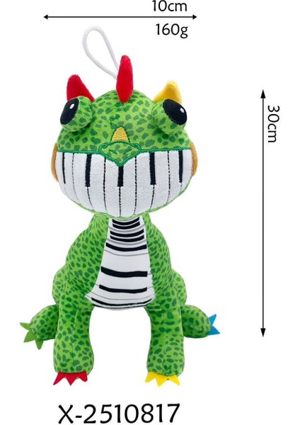 Yeni Bobby Game 4 Mare Critters Piyano Ejderha Yanabi Peluş Bebek Hediye (Yurt Dışından)