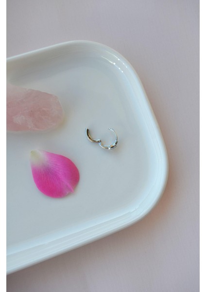 Minimal Yıldız Figürlü Halka Piercing | Gümüş Renk modelleri