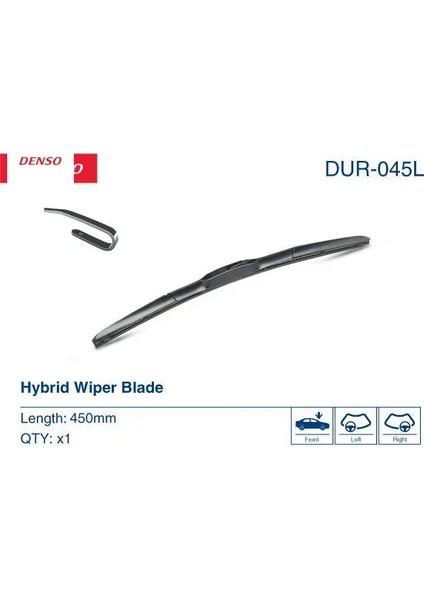 Silecek Süpürgesi Sol 450MM Accent 1.3 94-00