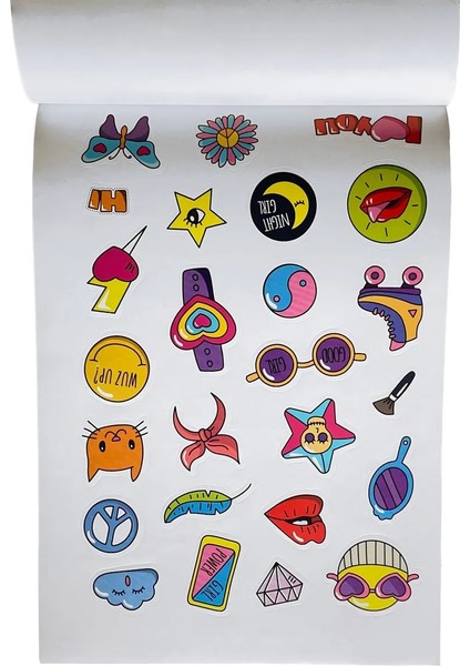 Papağan Karışık Sticker Defter (2 Sayfa Capybara Kapibara ) indirimleri