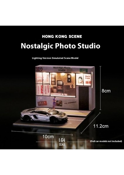 1:64 Minyatür Sahne Modeli Simülasyon 711 Market Süpermarket Fotoğrafçılık Sahne Süsleri Üç Boyutlu Monte Edilmiş (Yurt Dışından)