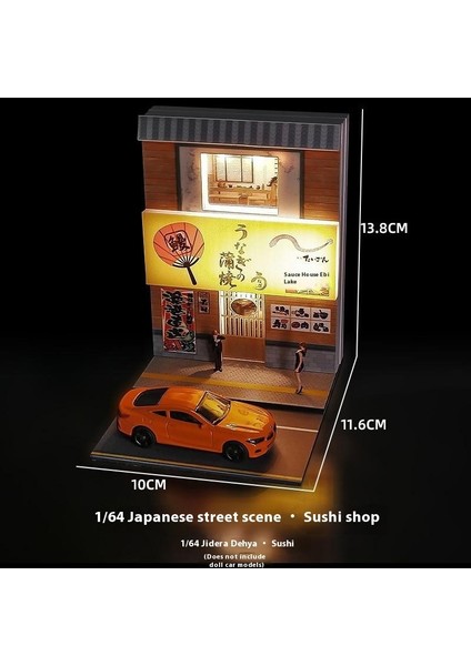 1:64 Minyatür Sahne Modeli Simülasyon 711 Market Süpermarket Fotoğrafçılık Sahne Süsleri Üç Boyutlu Monte Edilmiş (Yurt Dışından)
