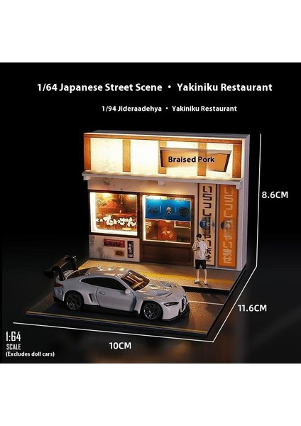 1:64 Minyatür Sahne Modeli Simülasyon 711 Market Süpermarket Fotoğrafçılık Sahne Süsleri Üç Boyutlu Monte Edilmiş (Yurt Dışından)