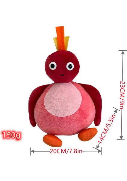 Baby's Animation Twirlwoos Funky Bilen Kuş Peluş Oyuncak (Yurt Dışından)