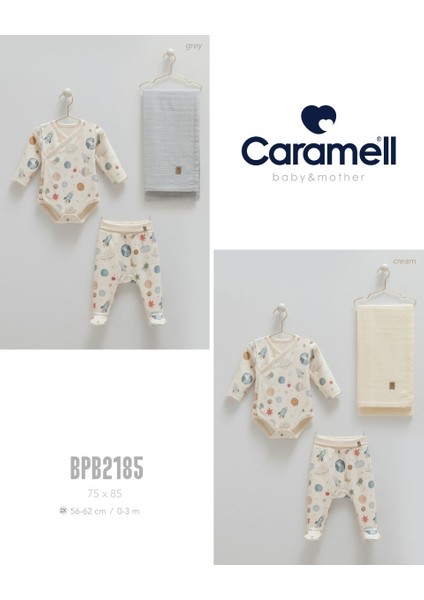 My Baby Kumsal Coton Body & Pantolon & Muslin Battaniye 3 Lü Basic Set 2185