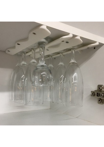 Köklü Küçük Cam Için Raf - Şarap Likörü Aperatif Atış Cam (Sadece Plastik Aparattır!!!) 3D