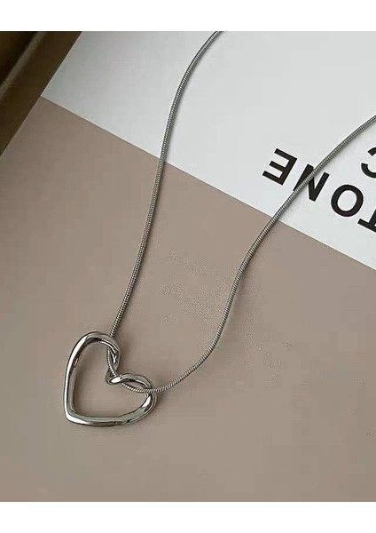 Kararmaz Paslanmaz Kalp Zarif Kolye fiyatları