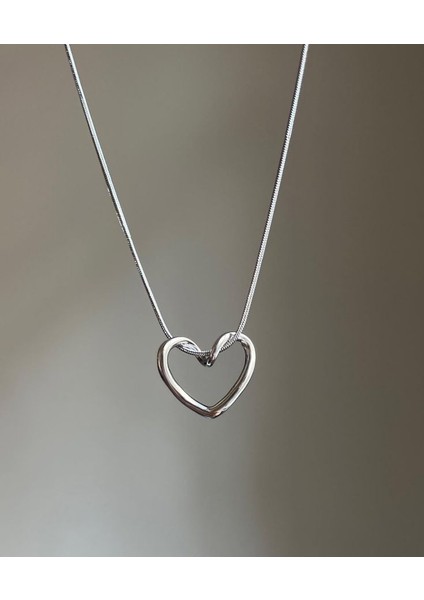 Kararmaz Paslanmaz Kalp Zarif Kolye modelleri