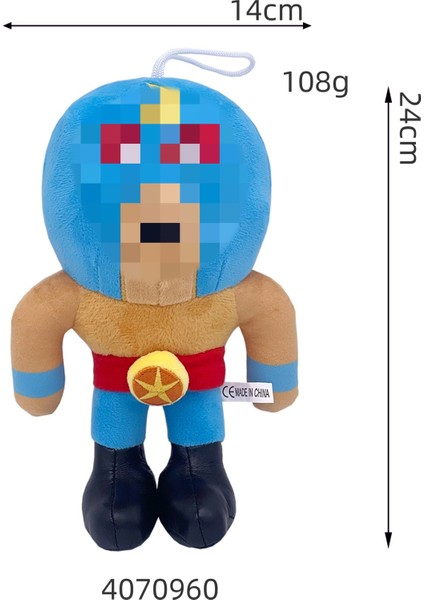 Yeni Wild Wild Bunch Peluş Oyuncaklar Spike Doll Oyuncak Bebek Peluş Kahraman Oyuncaklar (Yurt Dışından)