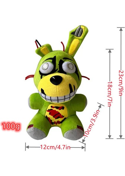 Yeni Fnaf Serisi Midnight Bear Peluş Oyuncaklar Tel Tavşan Oyun Çevresel Mutant Bebekler Bebekler (Yurt Dışından)