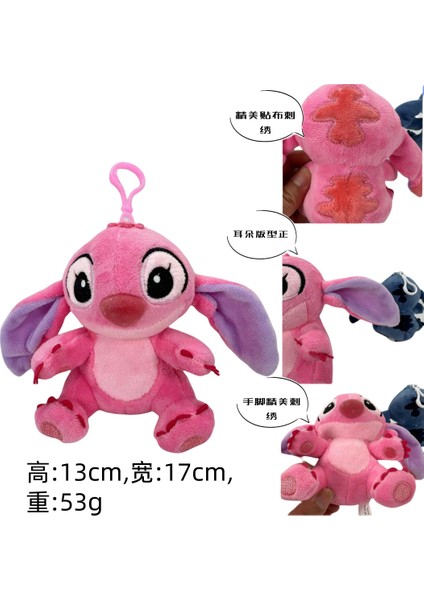 Pendant Stitch Animasyon Sevimli Peluş Oyuncak Bebek (Yurt Dışından)