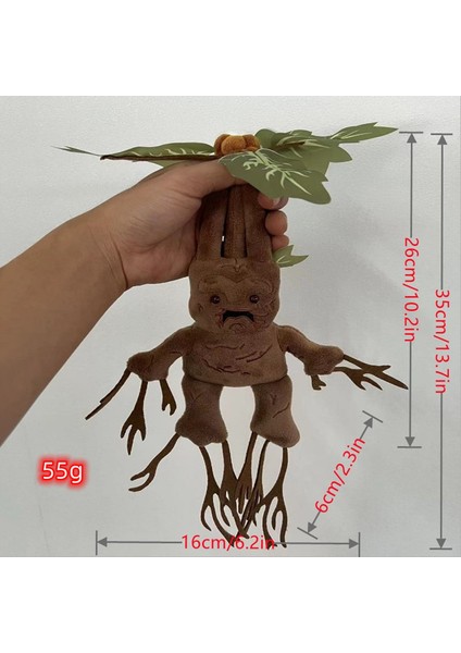Harry Potter Mandrake Mandrake Peluş Oyuncak Bebek Bebekler (Yurt Dışından)