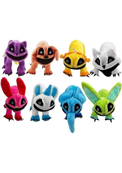 Yeni Gülümseyen Yaratıklar Korkunç Gülümseyen Hayvan Serisi Bebek Pembe Domuzcuk Peluş Oyuncaklar (Yurt Dışından)