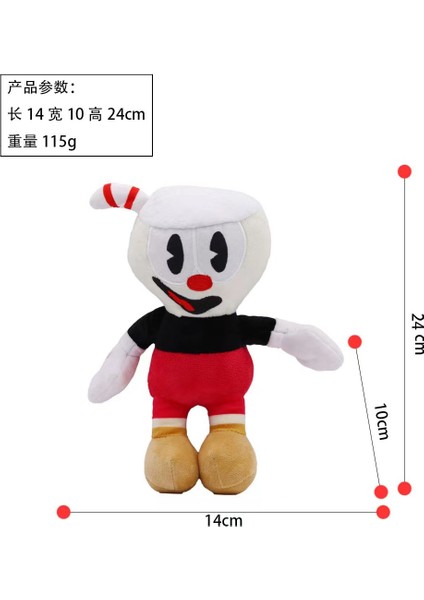 Avrupa ve Amerika Birleşik Devletleri Yeni The Cuphead Show Çocuk Bebek Çay Dağı Kafa Macera Çay Dağı Kral Peluş Oyuncaklar (Yurt Dışından)