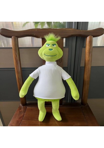 Noel Canavarı Grinch Peluş Oyuncaklar Yeşil Canavar Grinch Çocuk Karikatür Bebek Yastık (Yurt Dışından)