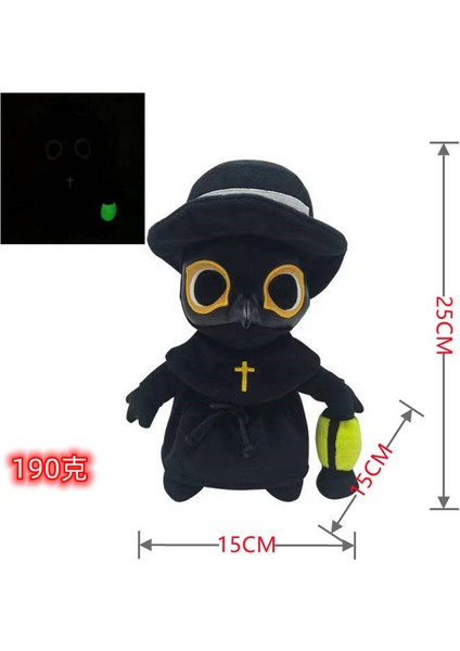 Yeni Veba Doktoru Peluş Oyuncak Cadılar Bayramı Feneri Karanlıkta Parlayan Bebek Işık Emici Ragdolls (Yurt Dışından)