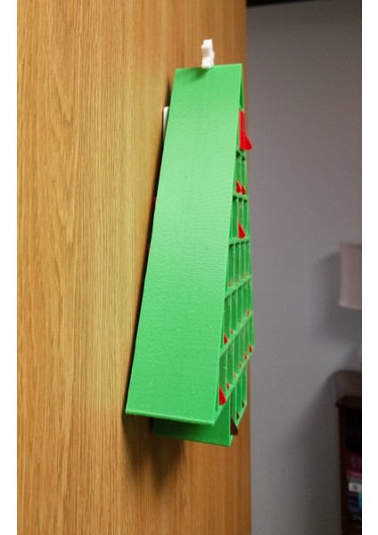 Yıldızlı Basit Advent Takvimi (Sadece Plastik Aparattır!!!) 3D