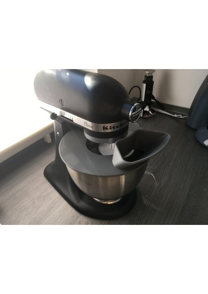 Eklenebilir Huni ile Kitchenaid Kalkanı (Sadece Plastik Aparattır!!!) 3D