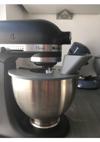 Eklenebilir Huni ile Kitchenaid Kalkanı (Sadece Plastik Aparattır!!!) 3D modelleri