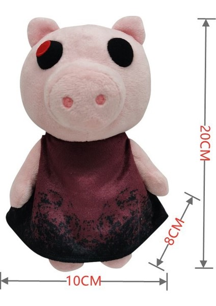 Yeni Roblox Piggy Dare Peluş Oyuncaklar Pembe Domuzcuk Bebek Oyunu Karikatür Bebek Bebekler Bebekler (Yurt Dışından)