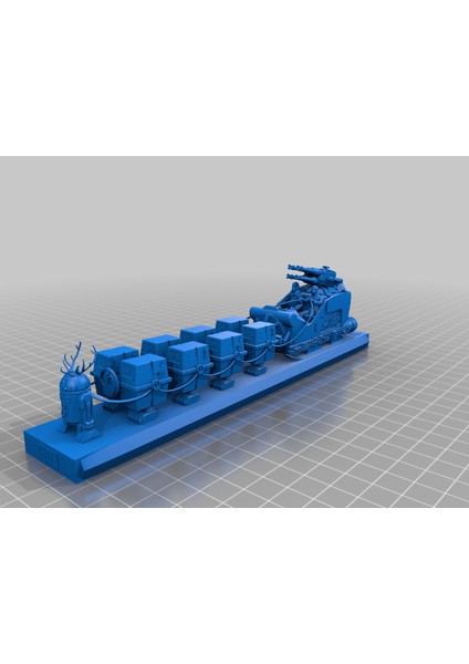 Yıldız Savaşları Kızak (Sadece Plastik Aparattır!!!) 3D