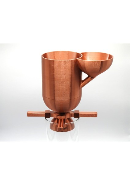 Xl Versiyonu - Kase Mıknatıs Dizisi ve Vorteks Huni ile Su Bellek Temizleme Cihazı (Sadece Plastik Aparattır!!!) 3D