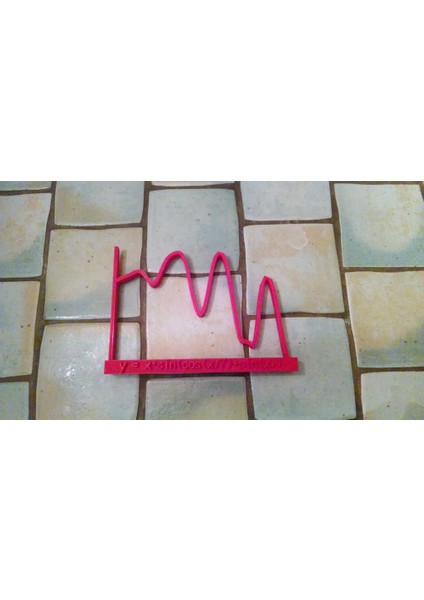 Günlük Denklem #11 - Y = Günah (Cos (X/7)+Günah (X))*x (Sadece Plastik Aparattır!!!) 3D
