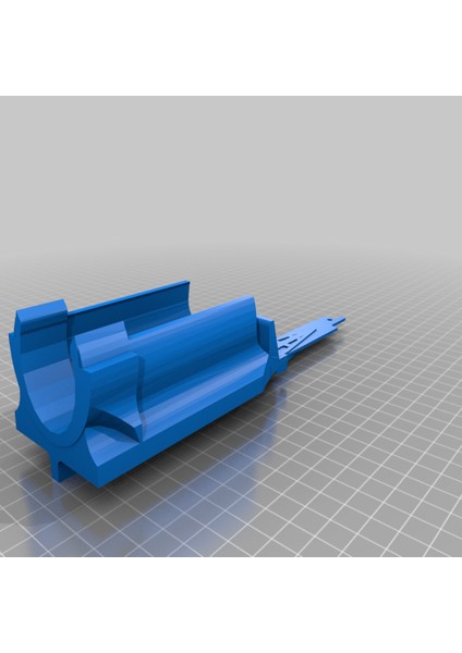 Daha Uzun Pistonlu Testere Ordu ve P3 Boya Çalkalayıcı (Sadece Plastik Aparattır!!!) 3D