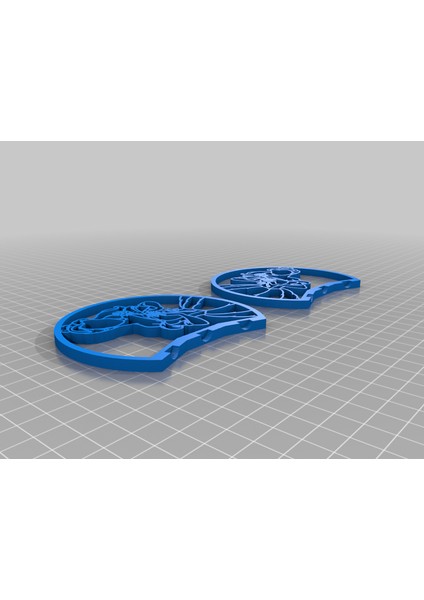 Belle - Vitray Fare Kulağı - Değiştirilebilir (Sadece Plastik Aparattır!!!) 3D modelleri
