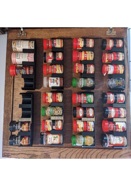 Spice Raf Dolabı Kapısı Organizatör (Sadece Plastik Aparattır!!!) 3D