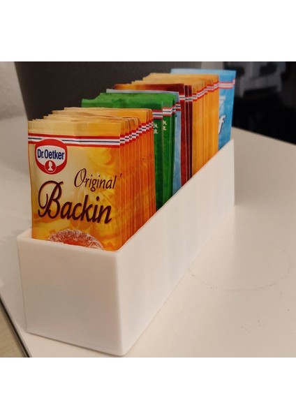 Kabartma Tozu / Soda Vb. Için Özelleştirilebilir Kutu - Anpassbare Backpulver Kutusu (Sadece Plastik Aparattır!!!) 3D