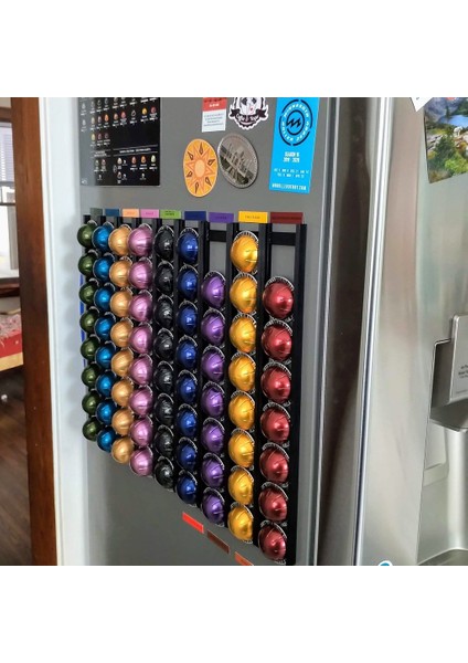 Kahve Pod Rafı (Nespresso Vertuo) (Sadece Plastik Aparattır!!!) 3D