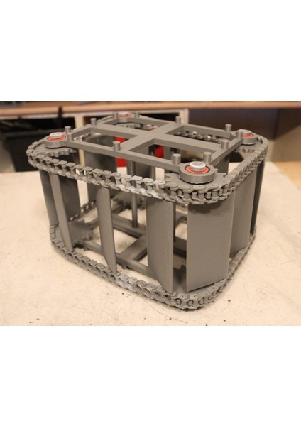 Hava Tezgah Tarzı Rüzgar Türbini (Sadece Plastik Aparattır) 3D