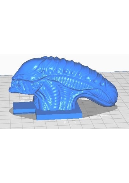 Uzaylı Xenomorph Tütsü Burner (Değiştirilebilir) (Sadece Plastik Aparattır) 3D