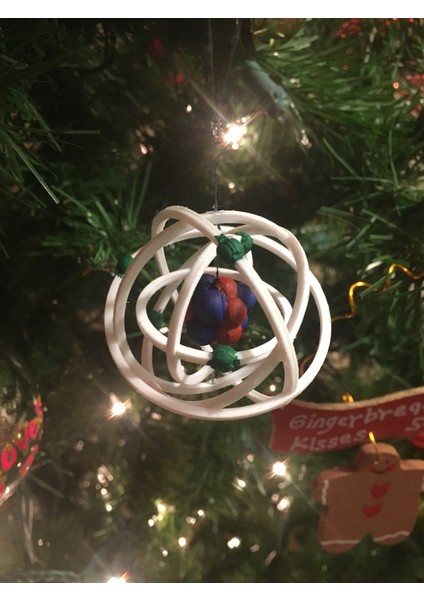 Tombo'nun Karbon Atom Süsleme (Sadece Plastik Aparattır) 3D