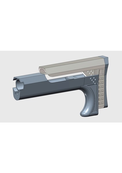 Sr -25/m4 Stok [buffer Tüp Montajı] - Airsoft (Sadece Plastik Aparattır) 3D fiyatları