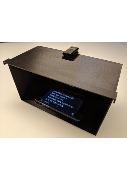 Nato Rail Mount V1 ile 3D Baskılı Teleprompter (Sadece Plastik Aparattır) 3D