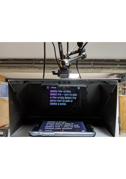 Nato Rail Mount V1 ile 3D Baskılı Teleprompter (Sadece Plastik Aparattır) 3D modelleri